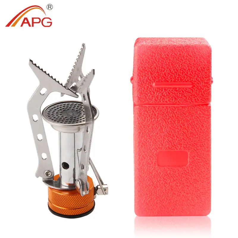 Alloy Mini Portable Outdoor Stove Wild Survival Cooking Picnic Gas Burner Equipment Outdoor Camping Gas Stove