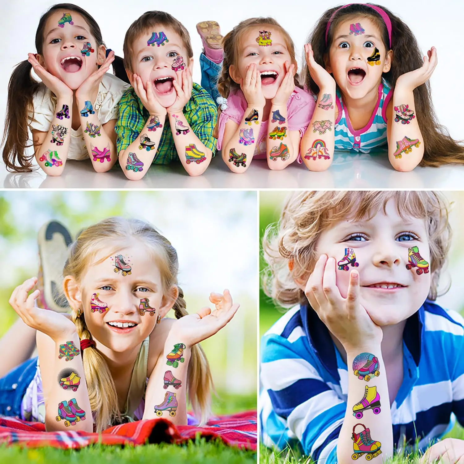 Custom Water Transfer Tatoo Kids Waterproof Temporary Tattoo Stickers