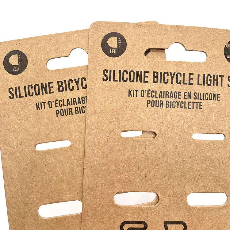 FSC Custom New Hanging Kraft Paper Head Card Printing Offset Product Blister Product Packaging Header Paper Card