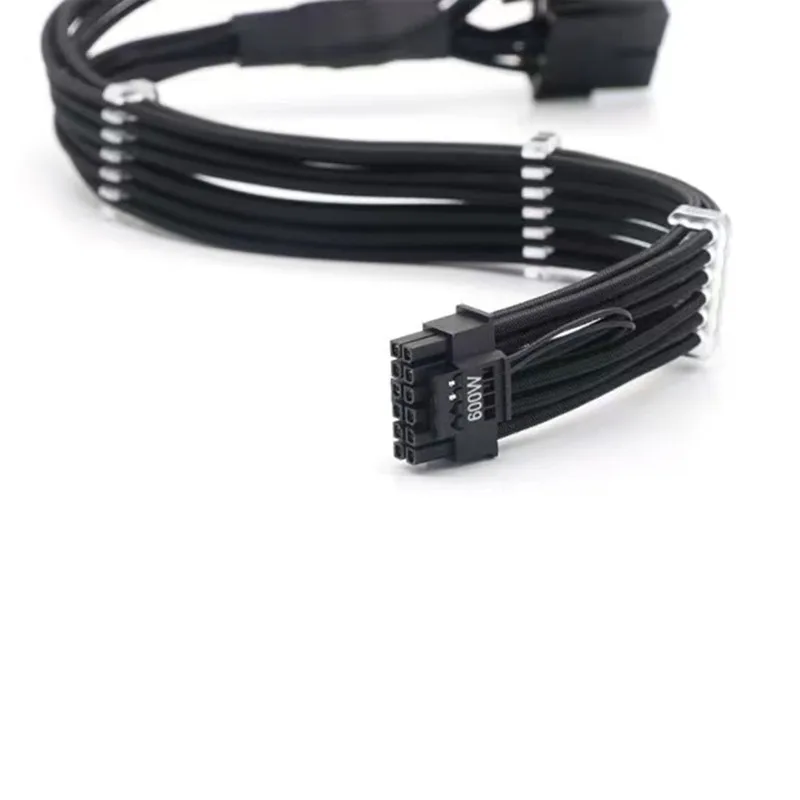12 + 4Pin 16P на Pci-E 4 шт. 8Pin GPU видеокарта 16AWG PCIE 5 0 кабель RTX4090Ti адаптер питания