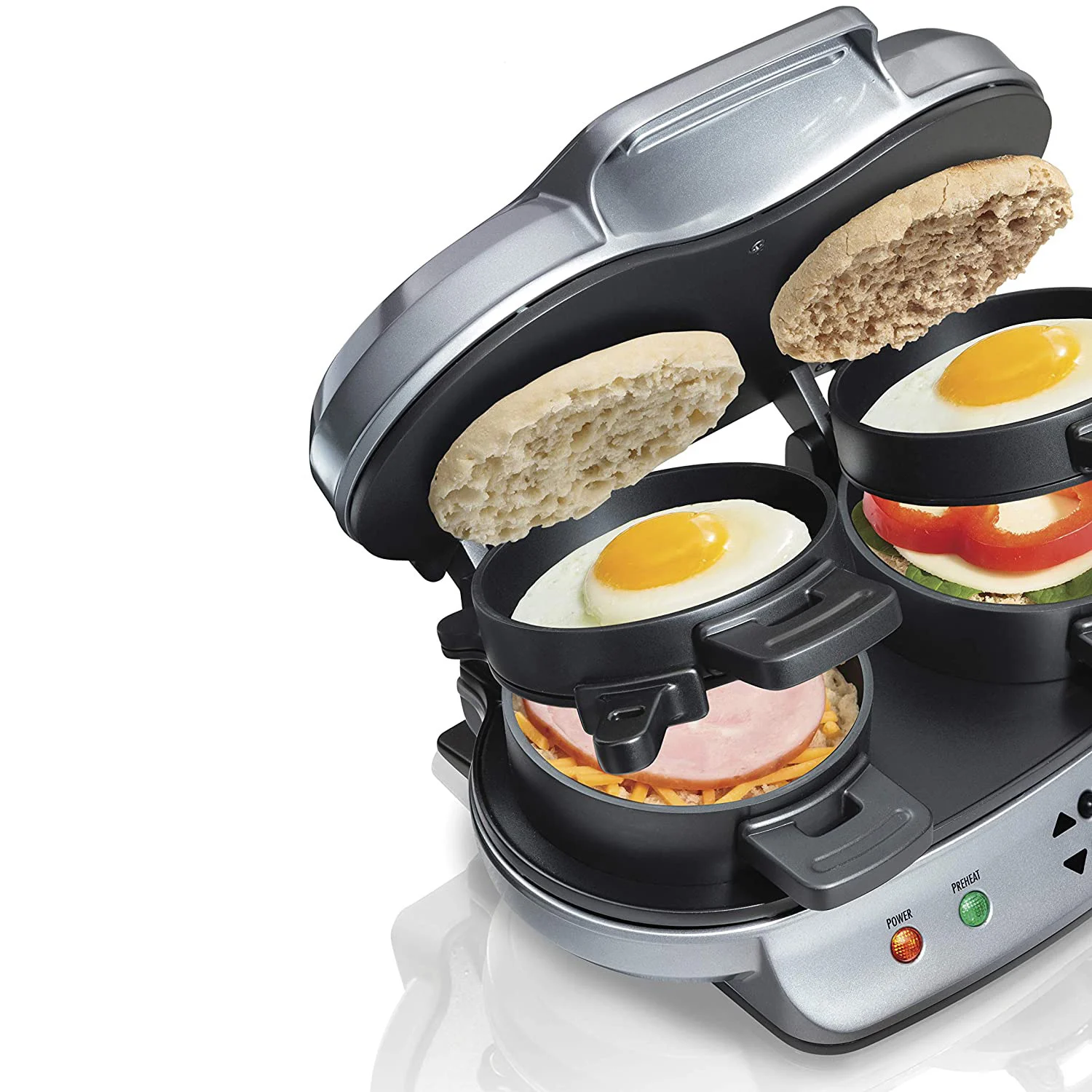 Multi Non-stick Plates Double Plate Hamburger Sandwich Maker Smart Mini Detachable Egg Breakfast Sandwich Makers