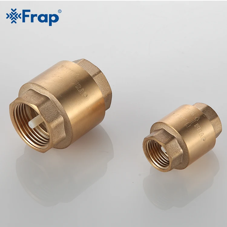 Frap factory price 1/2 Inch valves Bathroom faucet Accessories brass check valves with ABS disc original color valves IFv.321