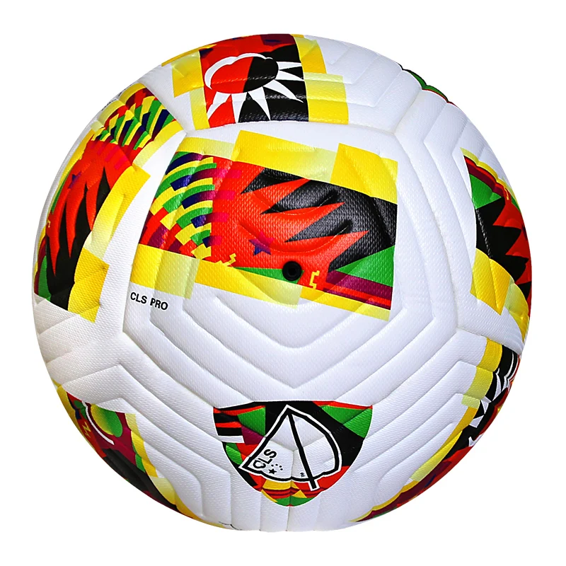 Aiju koptok Professional Soccer Ball 4 size High Quality Leather Training Football  Customized Futbol Size 5 origin football