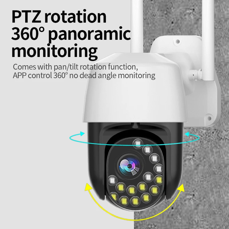 2.0 megapixel auto tracking optical zoom ptz netwok outdoor security camera 1080p wifi  IP camera