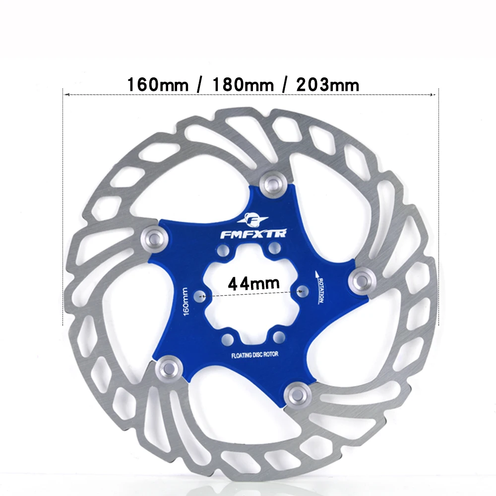 FMFXTR High Quality Bike Parts 160/180/203mm Brake Disc Float Rotor Bicycle Brake Rotor Pads Black Red Blue Gua