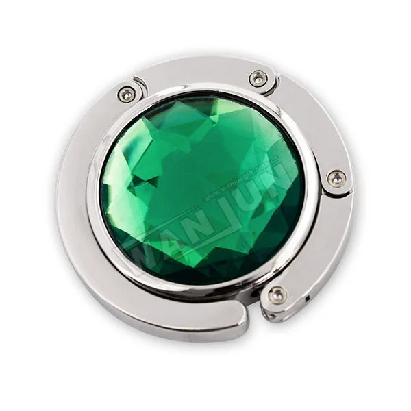 Wholesale Custom Logo New Purse Crystal Table Hook Folded Instant Bag Hanger