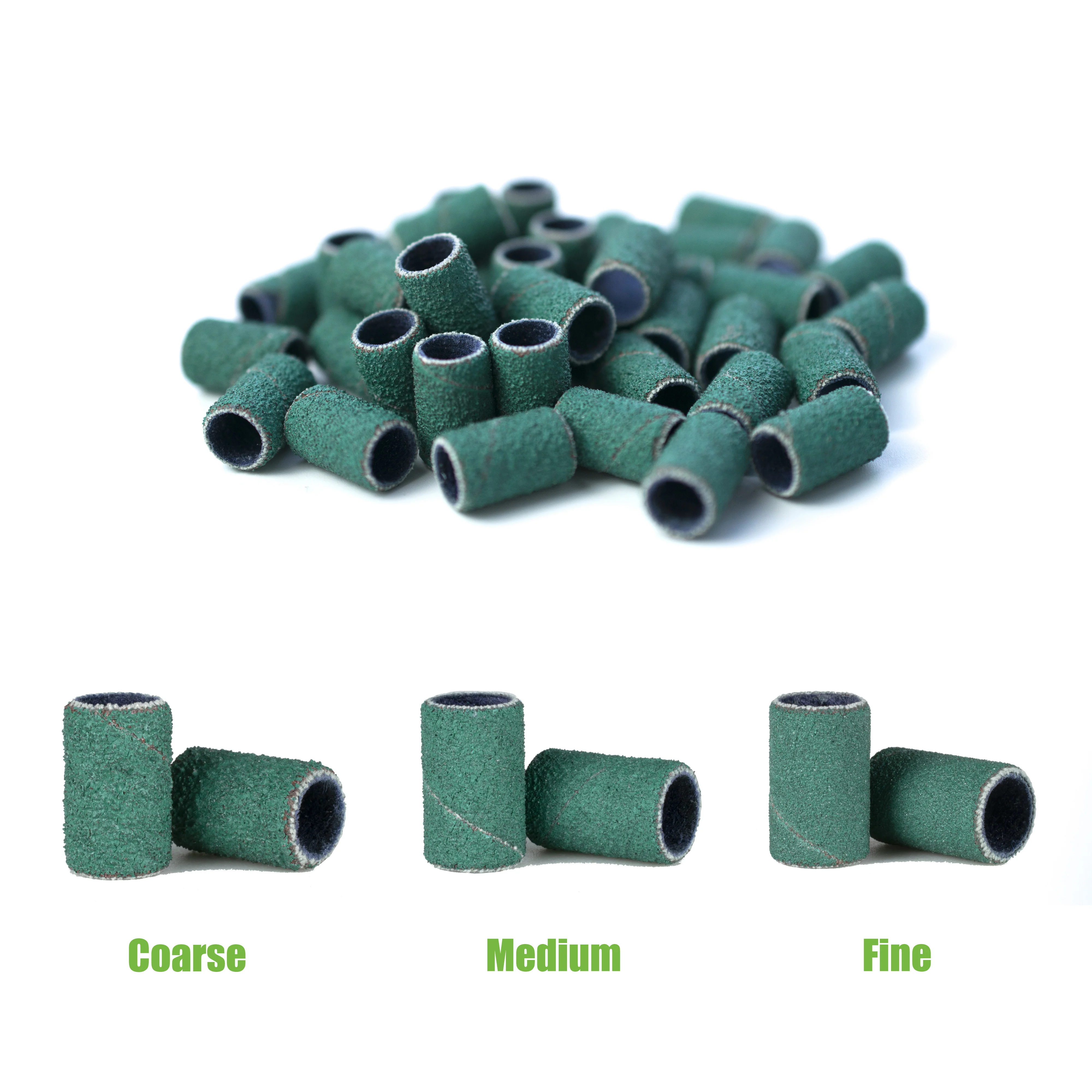 High Quality Beauty Pink Nail Sanding Bands Custom Box Pack Pedicure Foot Care Manicure Electric Nail Drill Mini Sanding Bands