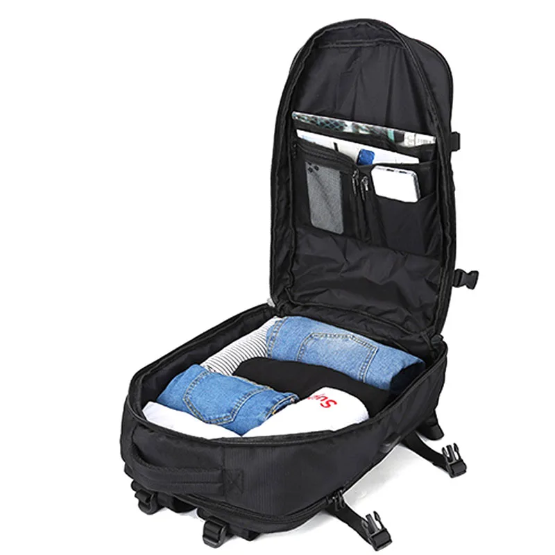 Large Laptop Backpack expandable Hiking Waterproof Outdoor Sport Rucksack Travel Backpack With USB Charging