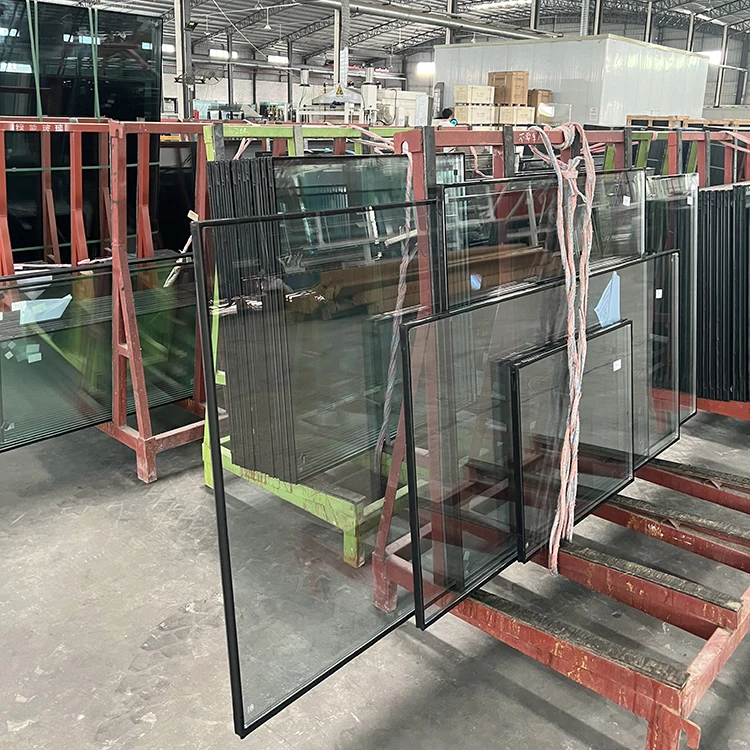 Energy Saving Tempered Offilne Coating Low E Clear Vacuum Insulated Glass For Modern Building