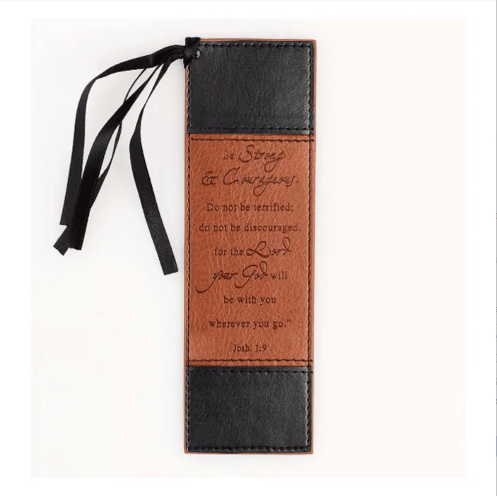 Retro Bookmark Tassels Gift Book Mark Genuine Leather Bookmarks for