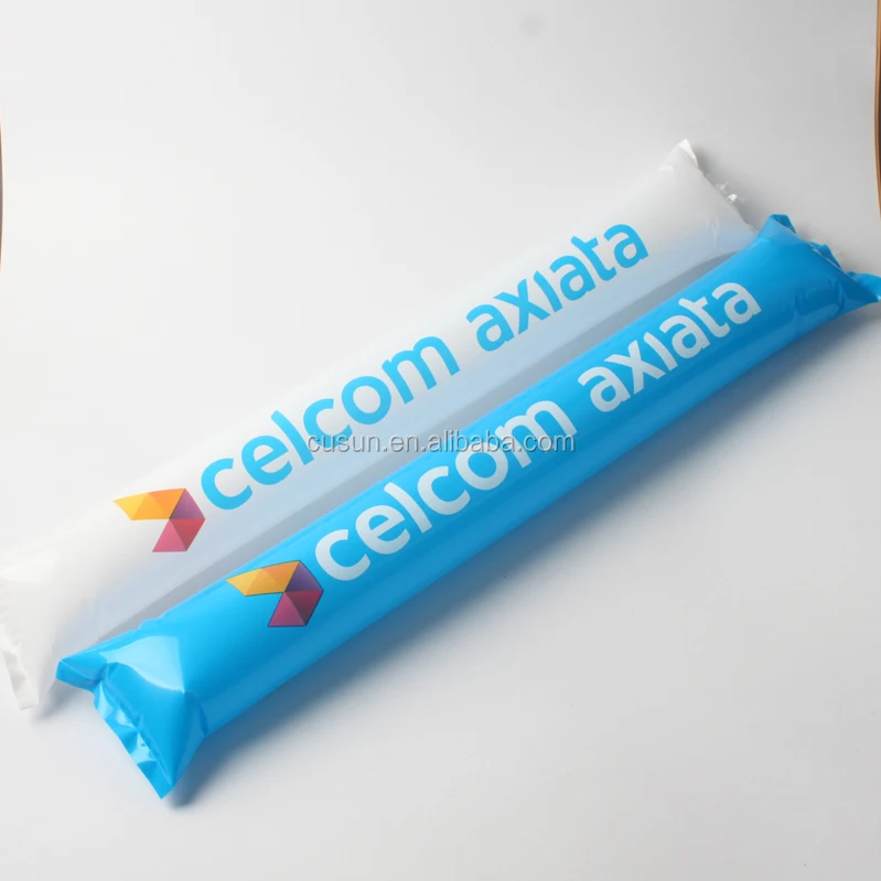 Оптовая продажа, новый дизайн, надувные палки для чарлидинга с принтом