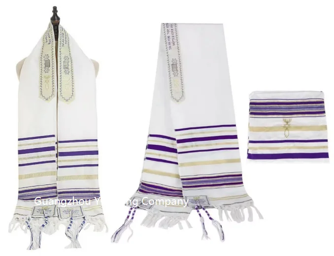 Muslim Israel 50*180cm polyester jewish prayer shawl Kosher Talit deJewish Tallit prayer scarves
