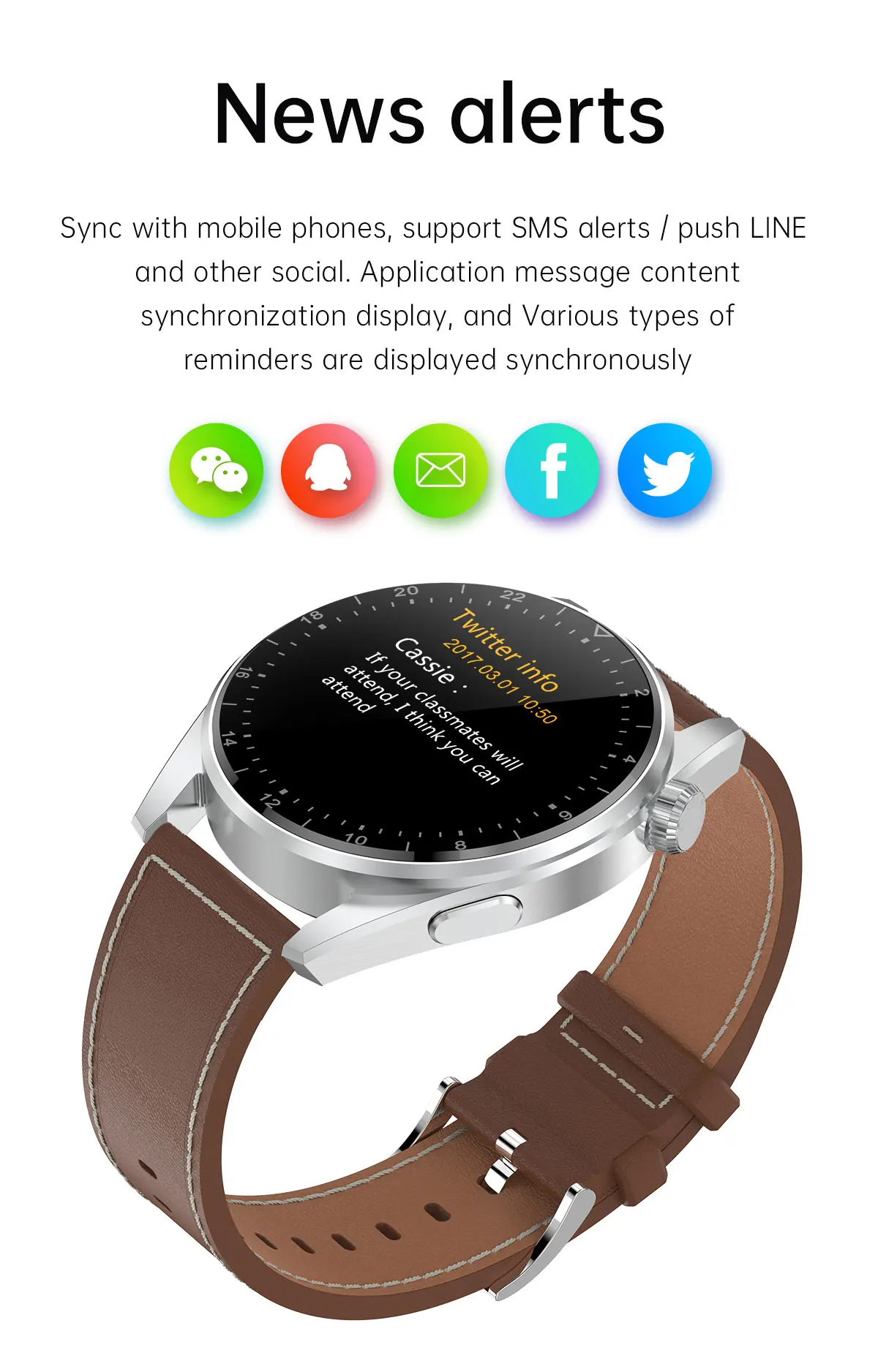 NHK05 with 24--hour heart rate detection and ECG HD Wireless GPS Calling Smart Watch