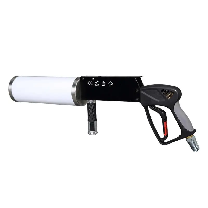 DJ LED GUN with CO2 Carbon Dioxide Special Effects DJ GUN with 3M Pipe Hose for Special Events ,dj jet machine for club party
