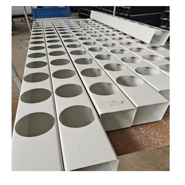 Rectangular Plastic Extrusion Rectangular PVC Pipe with square Pvc Pipe Sizes