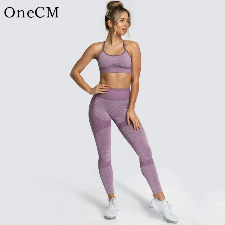 
Sports vest yoga jacquard sexy women beauty back bra fitness hip seamless suit 