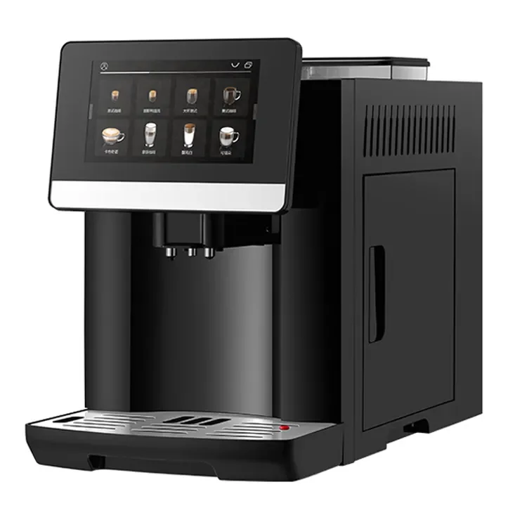 Good Quality 7 Inches Full Graphic Display for Brewing 22 Kinds of Beverage Fully Automatic Coffee Machine For Home Office Use