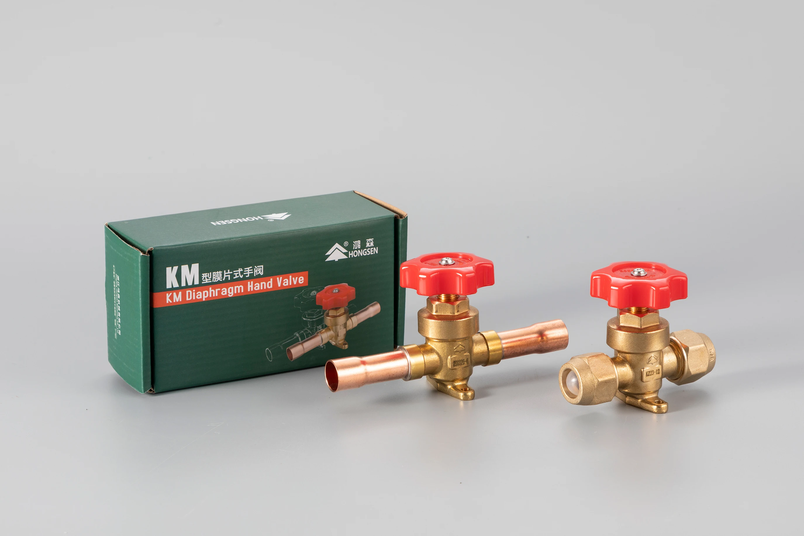 Hongsen Diaphragm hand wheel valve control valve brass body SAE/ODF