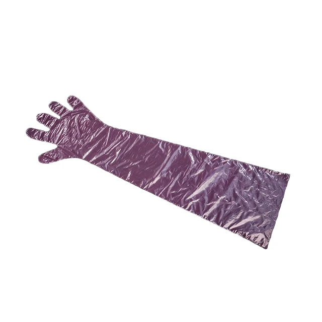 100pcs per box 90cm Farm Using animal artificial insemination Customized Veterinary Gloves