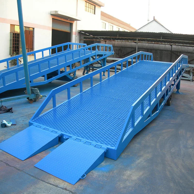8000kg Capacity Loading And Unloading Container Ramp Dock Plate For Truck Fixed Ramps