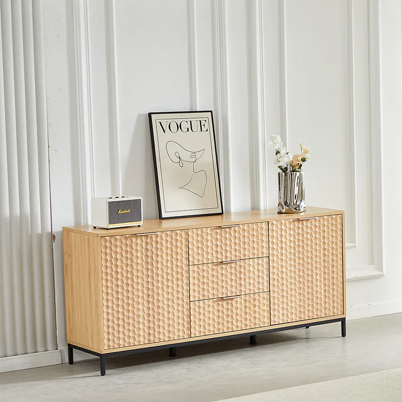 Popular Living Room Furniture Wooden Chest of Drawers modern cupboard bedroom Storage Cabinet