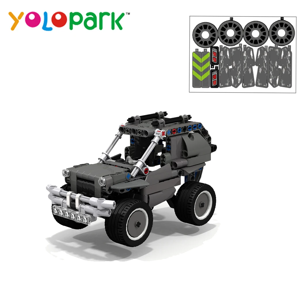 Gray Rock climber building block vehicle toys