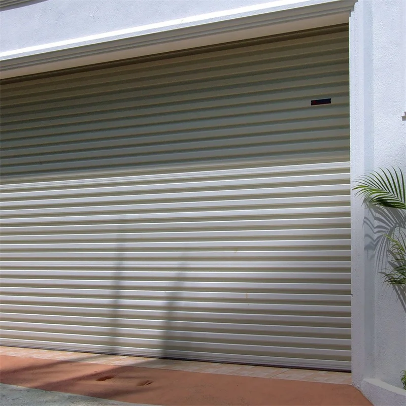 TOMA  European standard motorized aluminum shutters aluminum slats steel roller shutter porte aluminum