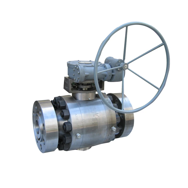 
WZLD Forged steel metal seated trunnion mounted ball valve 