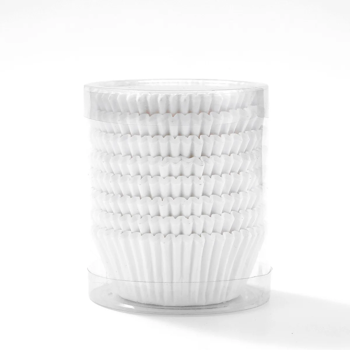 Manufacturers wholesale pure white cake paper cup100 tubes loaded with high temperature food grade greaseproof baking paper tray