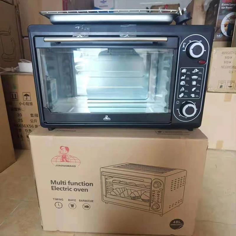 Electric Oven 48L Time Function Temperature Control Smart Oven Baking Mini Toaster Ovens