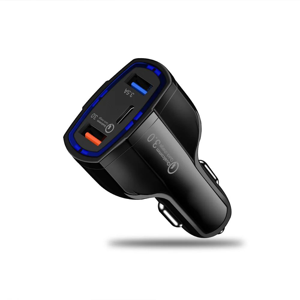 
Top Product 2020 QC 3.0 Fast Charging Car Charger Type C 