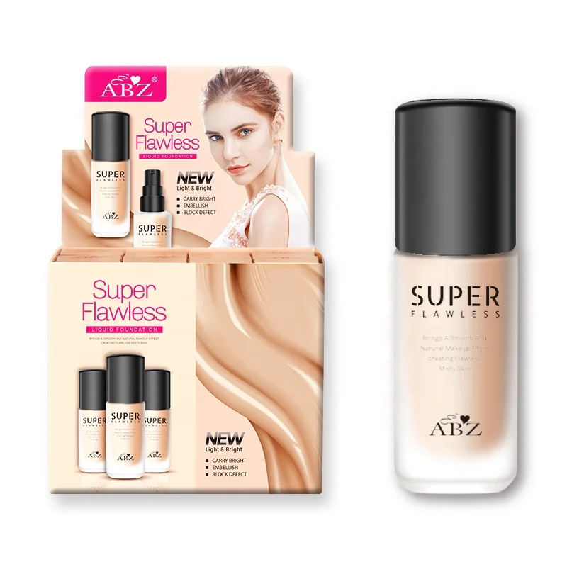 ABZ Moisturizer Base Liquid Foundation Makeup Foundation Cream Moisturizing Full Cover Oil Free Foundation