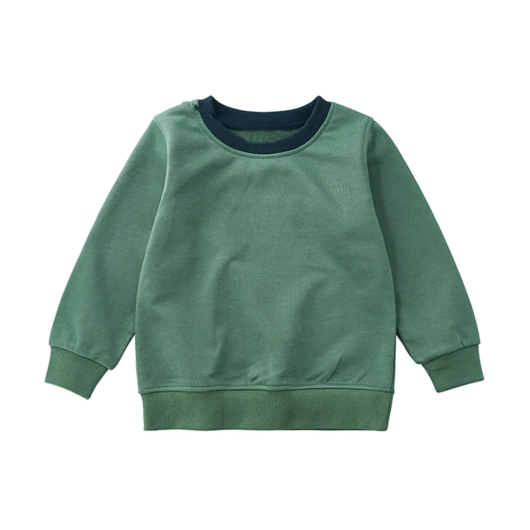 New arrive boutique kids clothing  color stitching children tracksuits sweat suits unisex