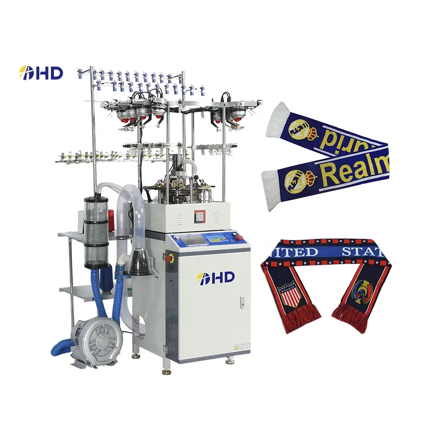 Scarf shawl fringe twisting and knotting machine scarf printing machine