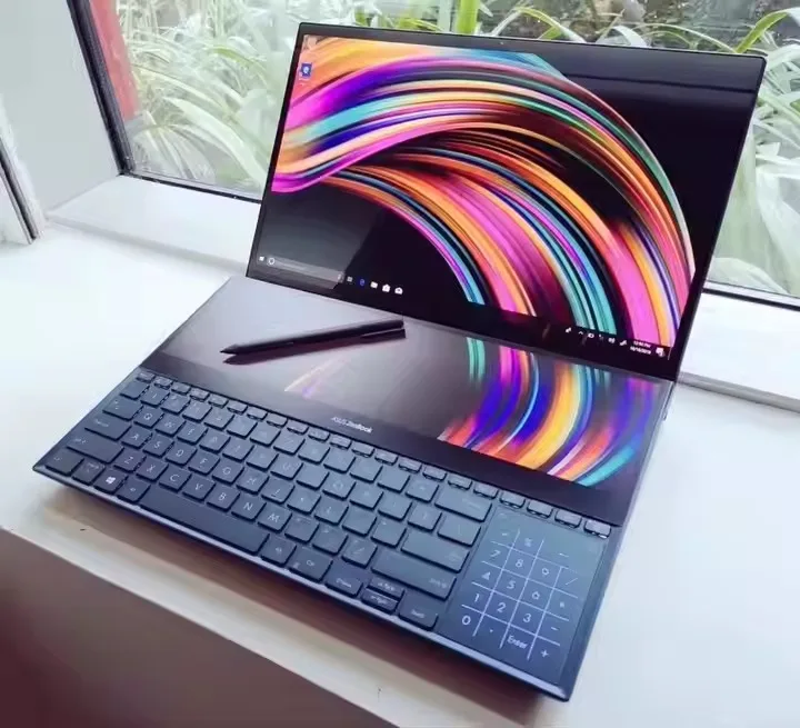 2024 A-ASUSS ZenBook Pro Duo UX581 ноутбук 15 6 дюймов 4K UHD NanoEdge сенсорный дисплей Intel Core i9-10980HK 64 ГБ оперативной памяти 1 ТБ SSD оригинал