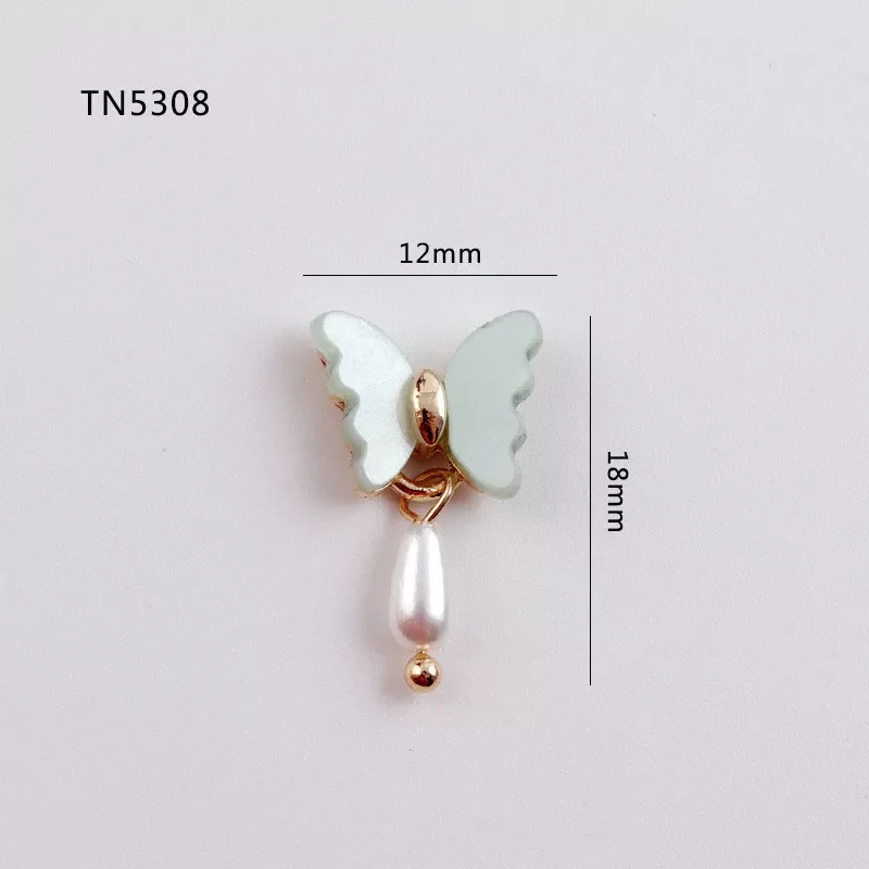 Jieniya 3D Butterfly Nail Art Stud Rhinestones Hot DIY Decoration Accessories Plastic Material