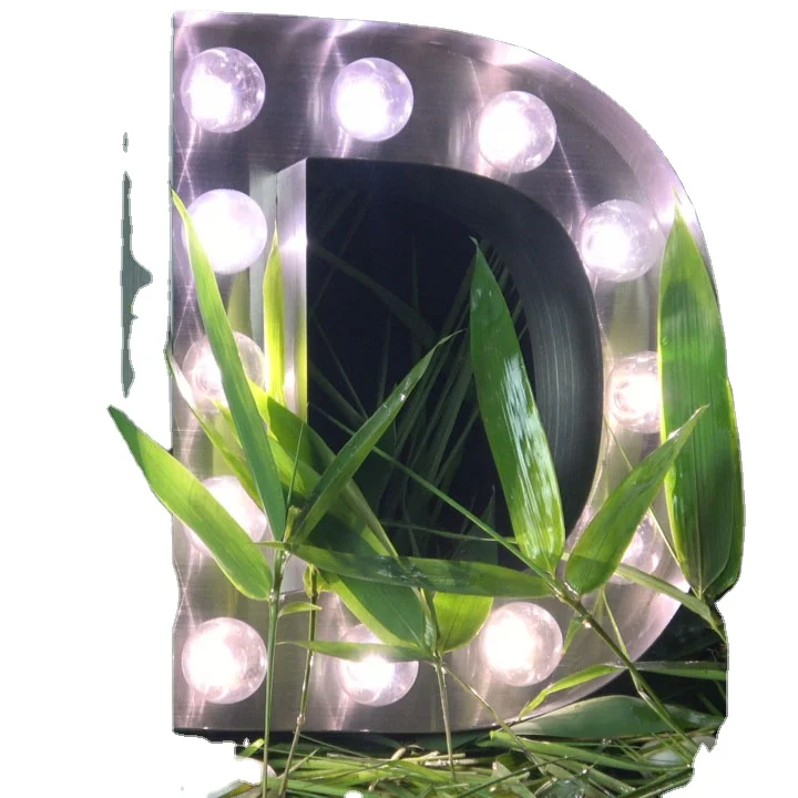 
Custom Outdoor Waterproof Metal Acrylic Giant Alphabet Frontlit Marquee Letters 