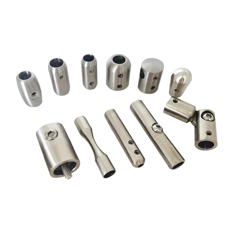 Custom Manufacture Turning Decking End Cap Cable Rail Wire Rope Fitting