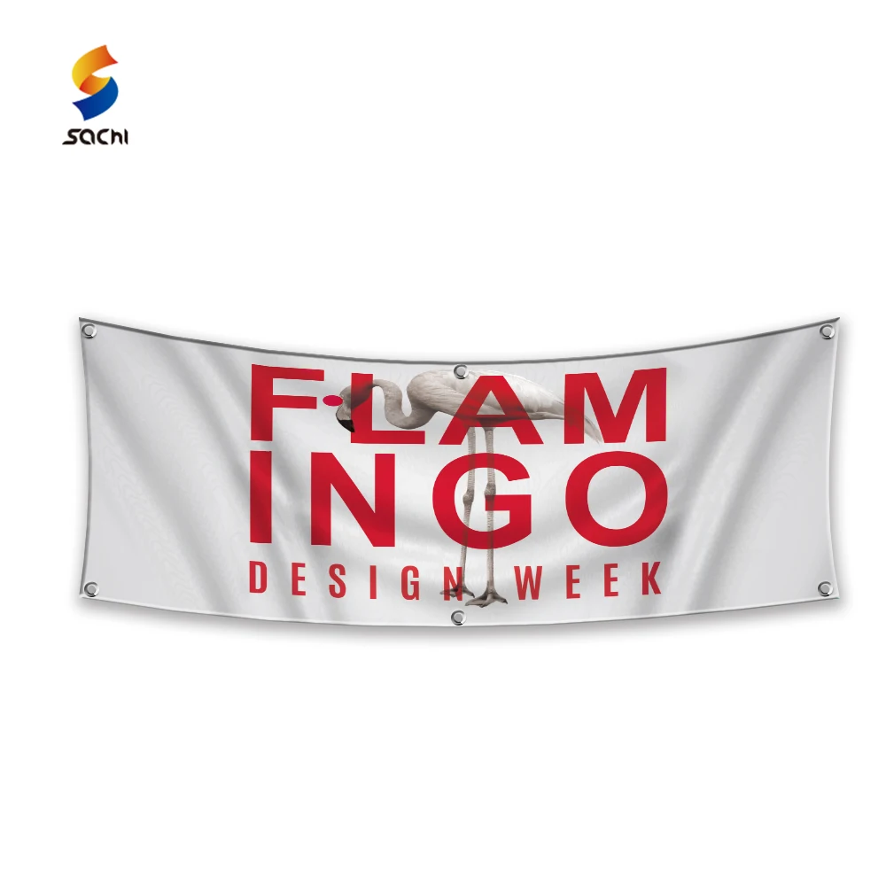 custom outdoor advertising printing polyester fabric fence mesh banner