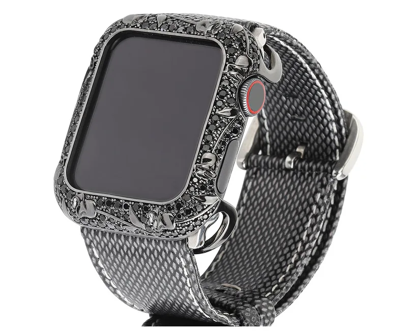 Подходит для часов apple iwatch2 3 4 5 6 чехол с алмазной инкрустацией оболочка