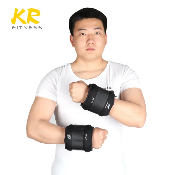 Chinese wholesale Caron durable adjustable strap ankle wrist sandbag for weight training exercise