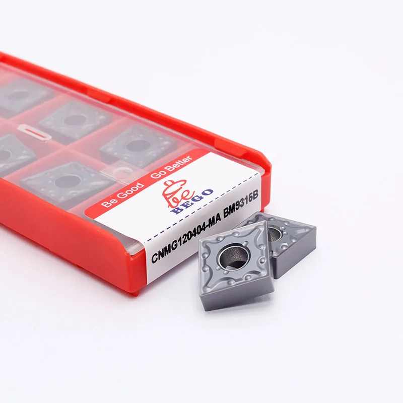 Bego Cnmg120404 Cnmg120408 Carbide Insert Turning Tool Cnmg12 Aluminium Blade Stainless Steel Cutter Cnc Lathe Tool