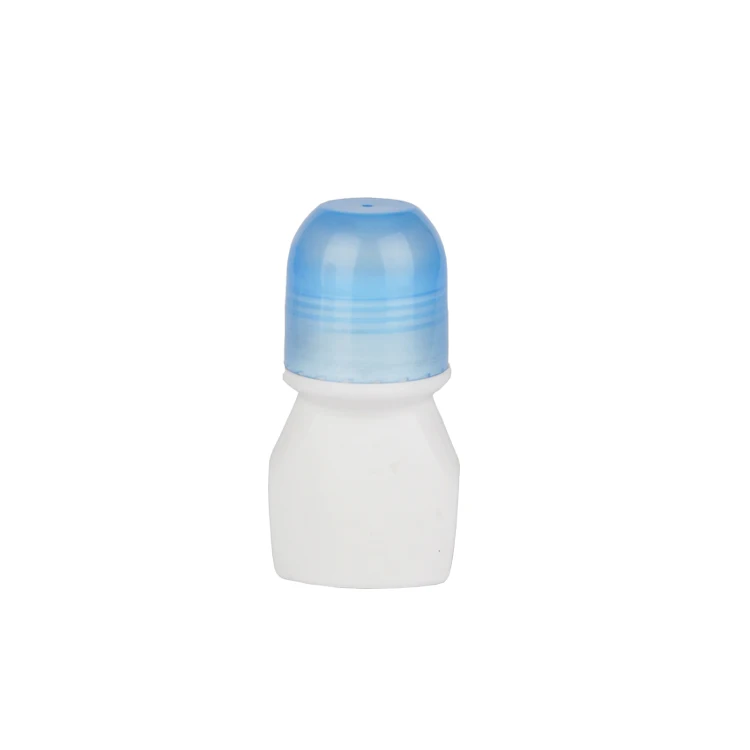 High Quality 30ml 50ml 60ml 80ml Empty HDPE Plastic Essential Oil Roll On Ball Bottle Deodorant Containers Cosmetic Packing