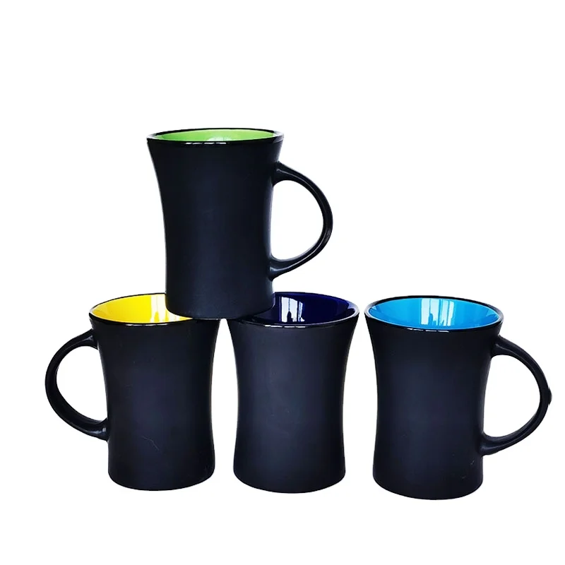 Custom Design Stackable16 Ounce Porcelain Mugs for Coffee, Tea, Cocoa Top to the Rim