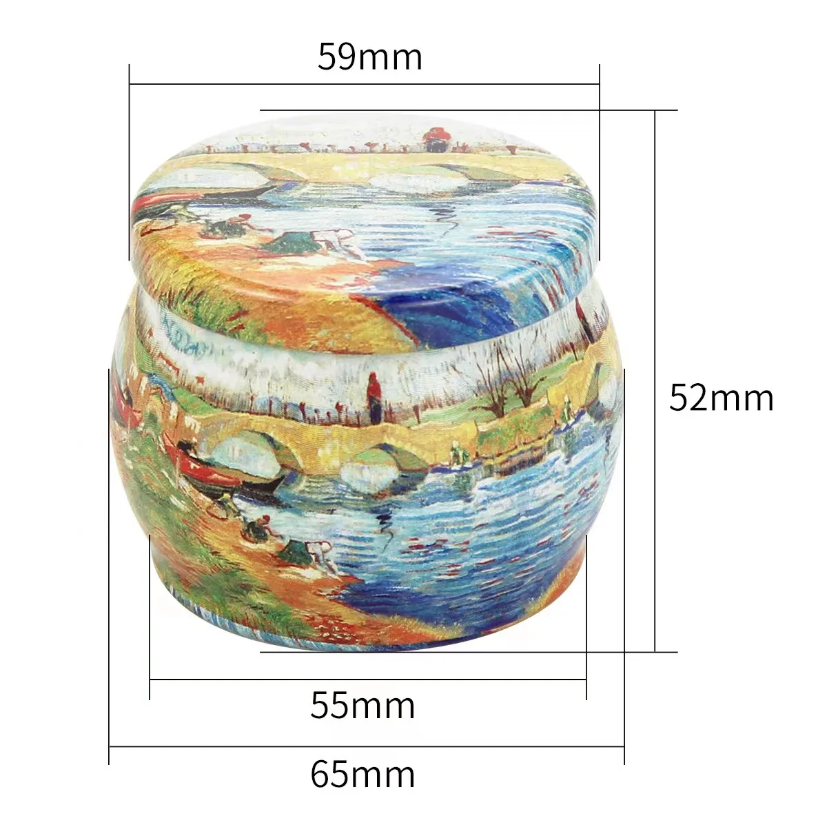 Aromatherapy candle soybean wax 3.5oz creative hand gift