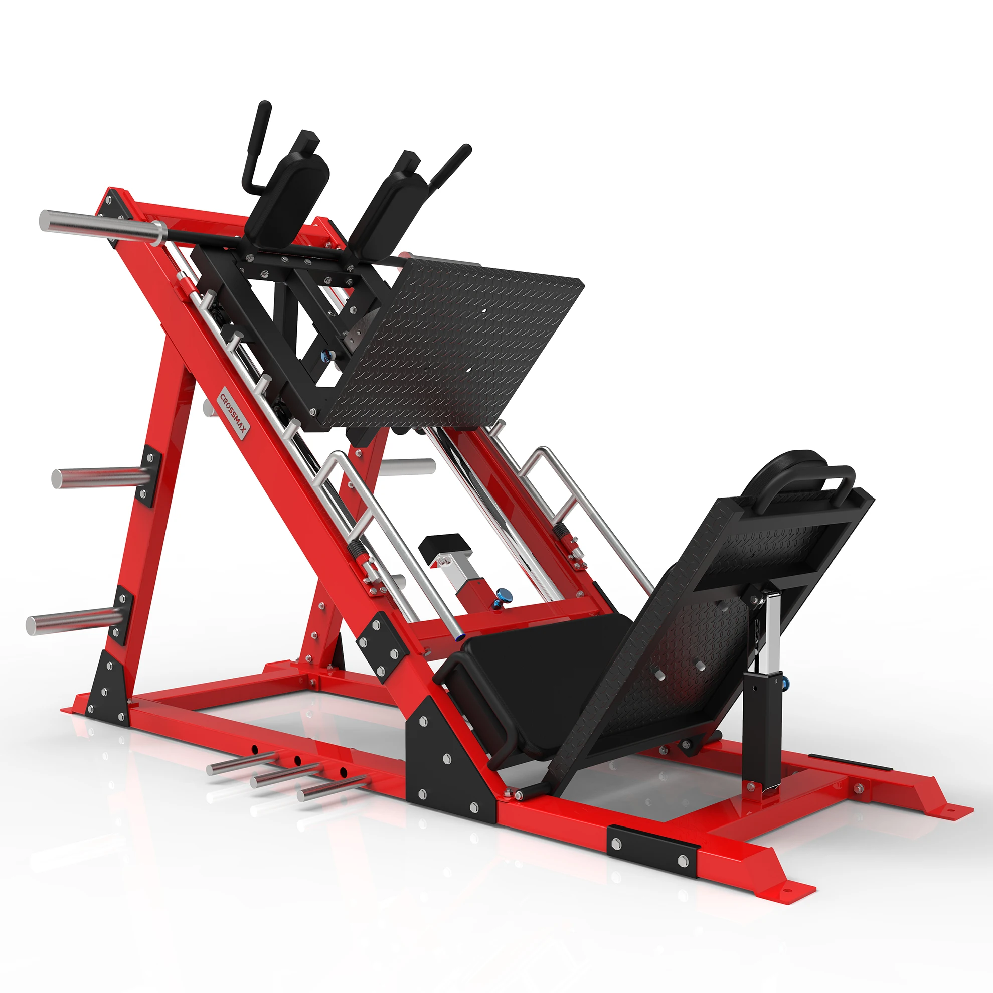 Commercial Use Strength High-Density Power Rack Gym Fitness Equipment 45 degree Leg Press Machine/Hack Squat Machine