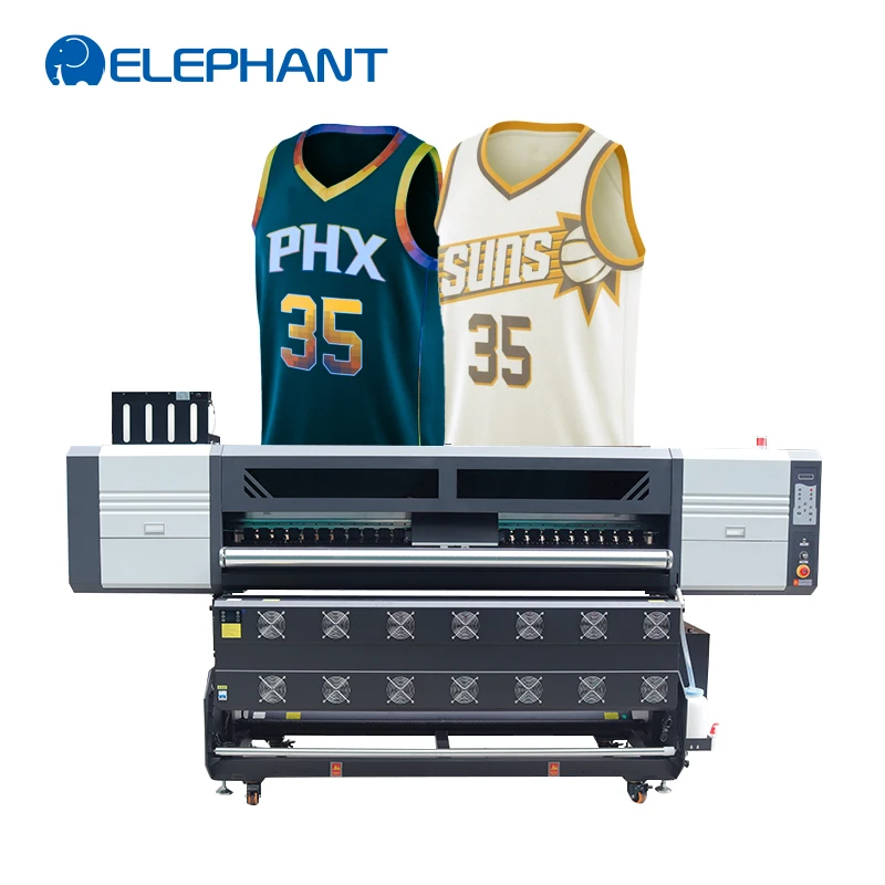 Wide Format football uniform printing Sublimation Printer i3200 8PCS  heat transfer printing Dye Sublimation printer machine