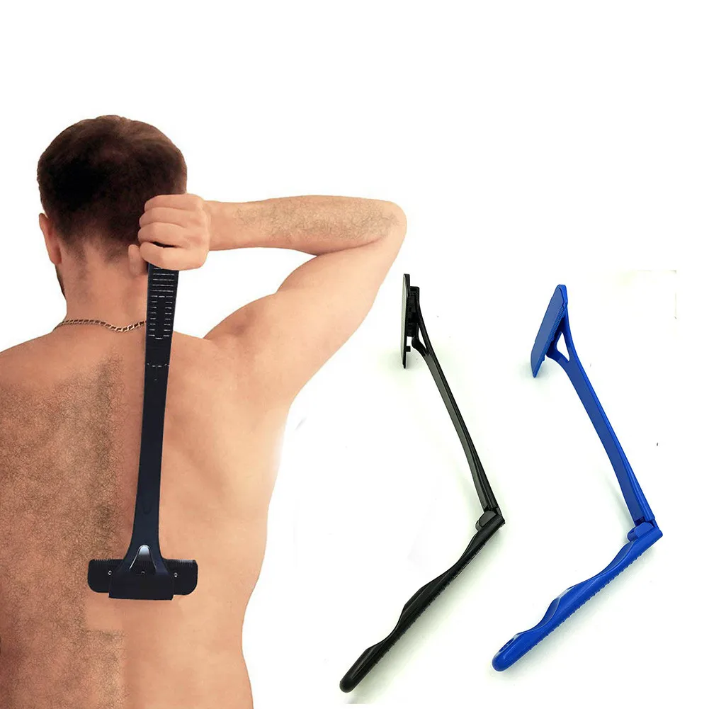 Бритва для тела с длинной ручкой, инструмент для удаления волос, складной нож для бритья