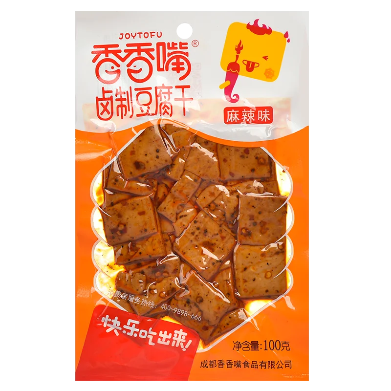 
Xiangxiangzui 100g Dried Bean Curd mixed 4 flavors Tofu snack for Vegetarian Food 