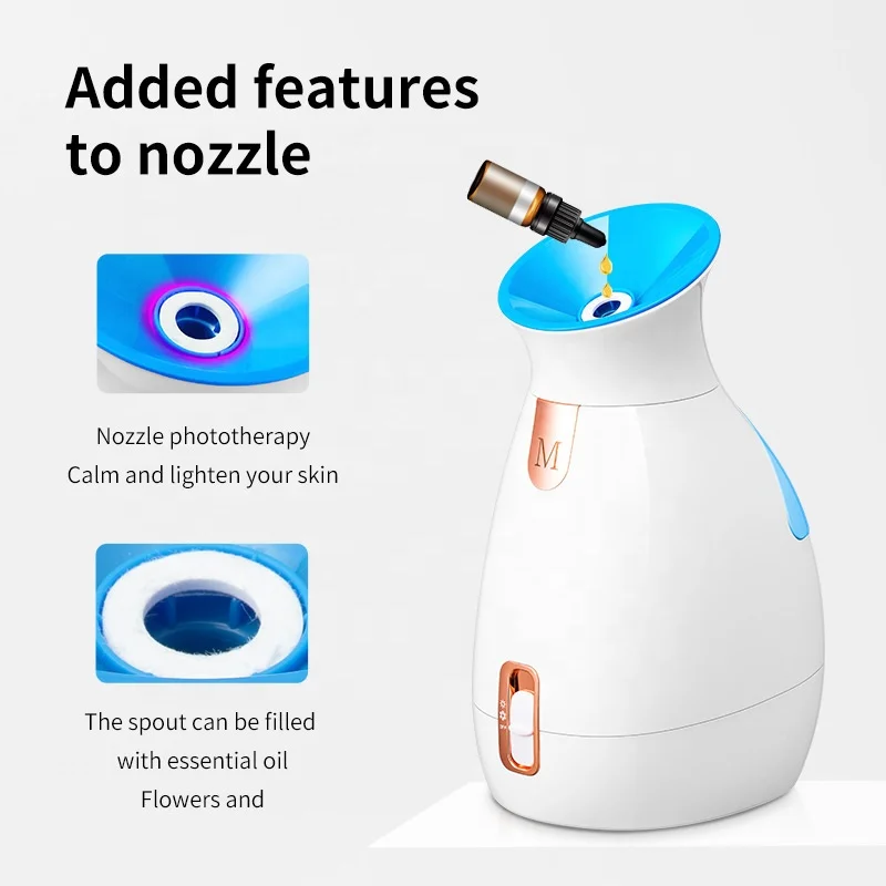 Hot and cold spray face spa equipment deep cleansing facial steamer